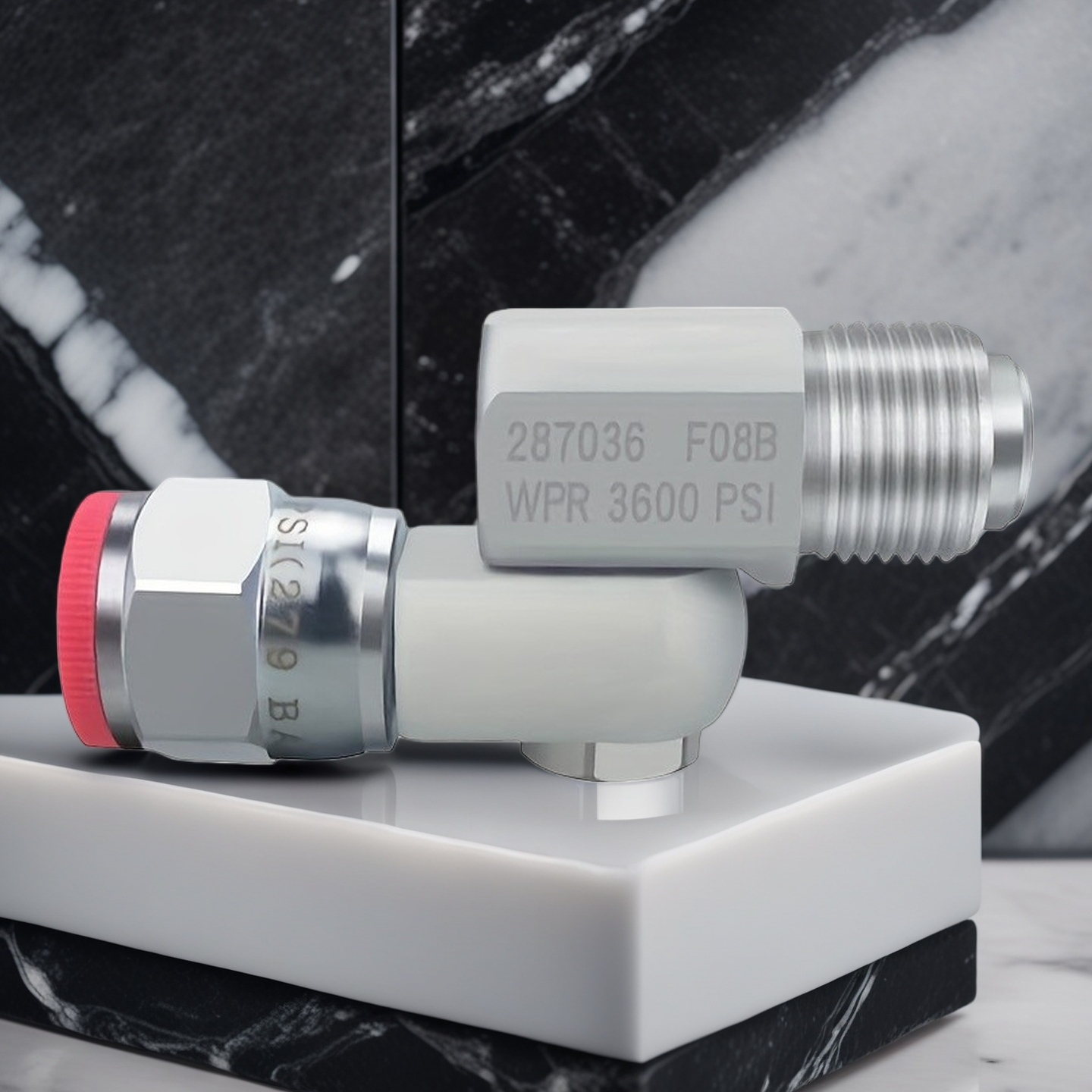 High Pressure 3600PSI Airless Sprayer Swivel Connector 287036 F08B 180° Elbow Rotating Joint Anti-Kink Paint Gun Accessory for Contractor DIY Painting