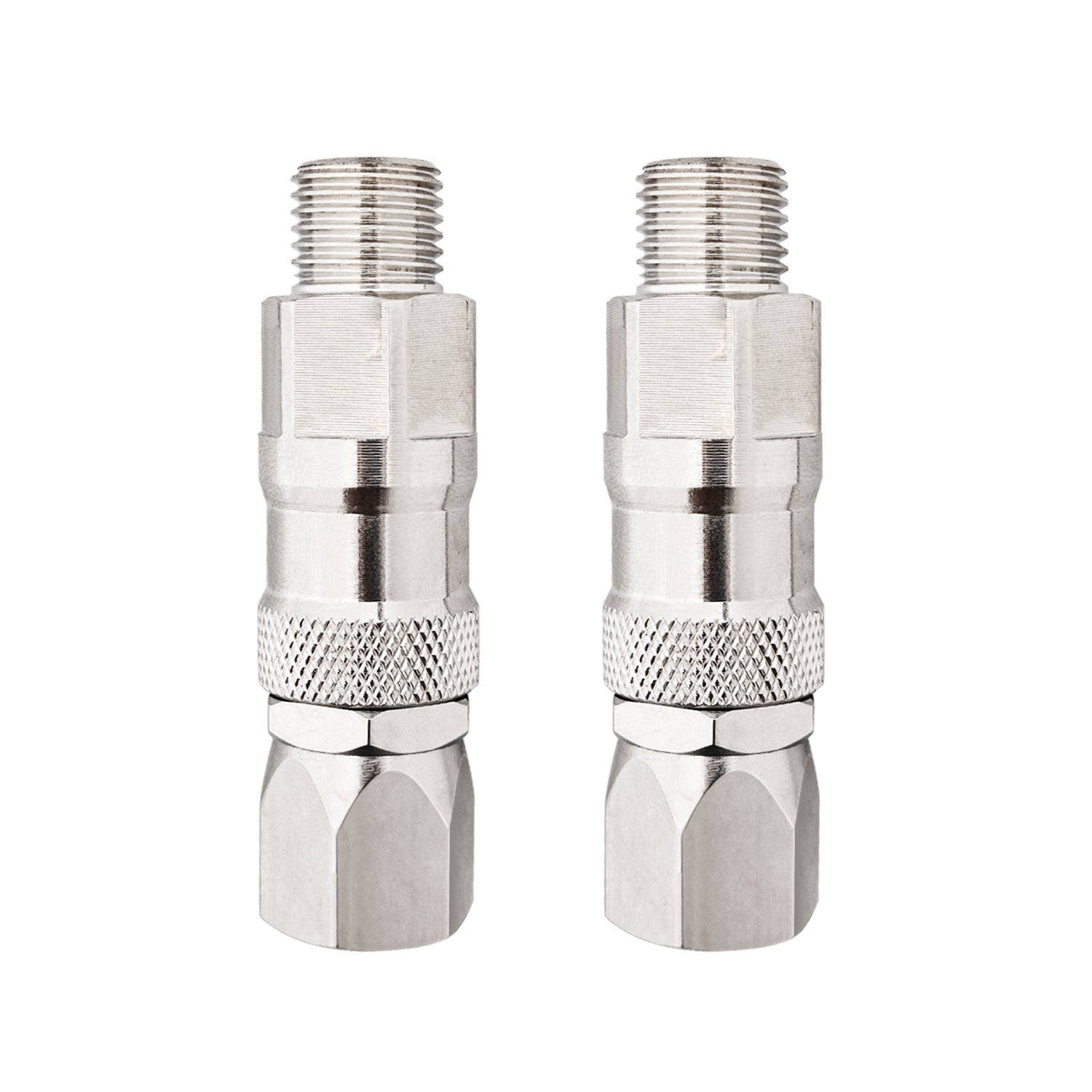 360 Degrees Sprayer Joint * 2, Airless Paint Sprayer Hose Joint Accessories Compatible with All Paint Spray Guns & Sprayer Hoses