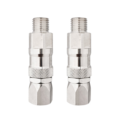 360 Degrees Sprayer Joint * 2, Airless Paint Sprayer Hose Joint Accessories Compatible with All Paint Spray Guns & Sprayer Hoses