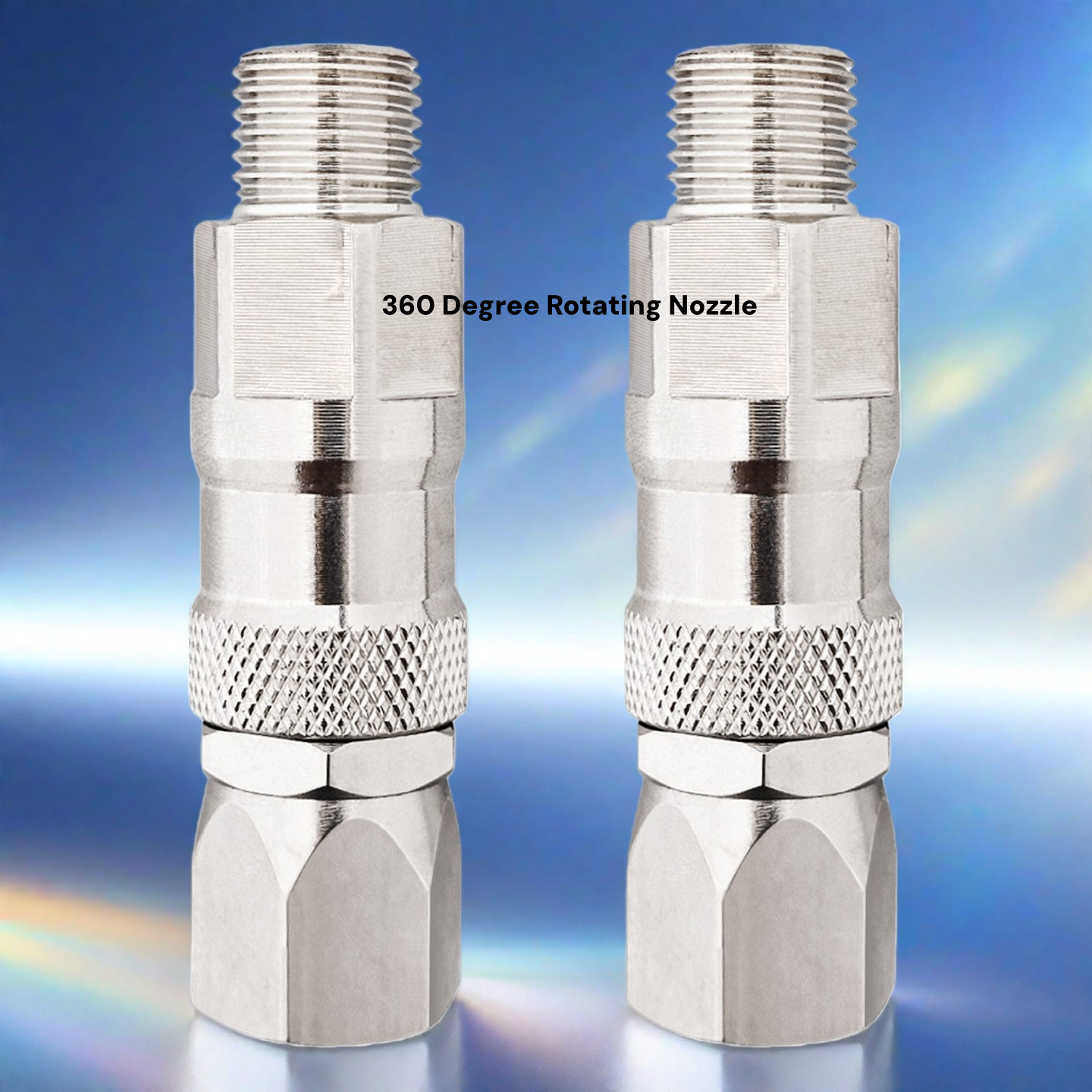 360 Degrees Sprayer Joint * 2, Airless Paint Sprayer Hose Joint Accessories Compatible with All Paint Spray Guns & Sprayer Hoses