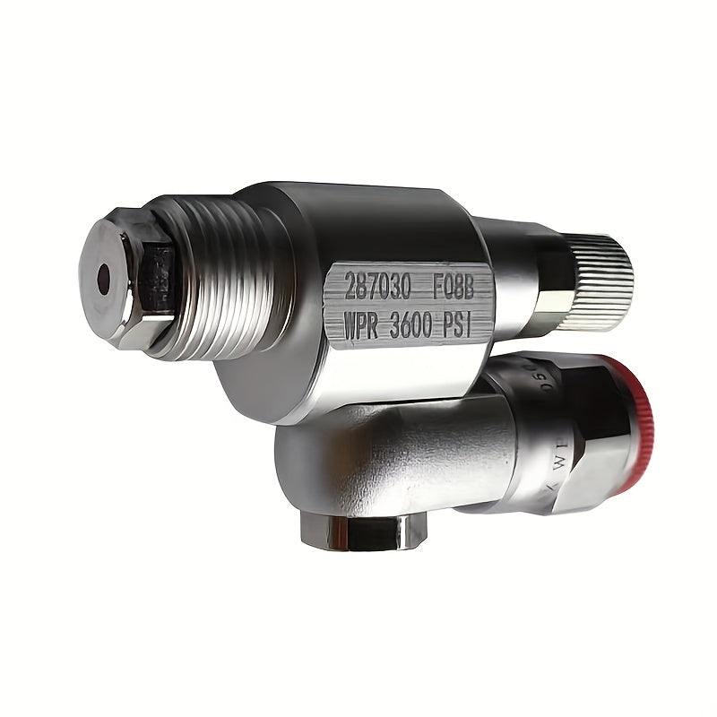 287030 Clean Shot Shut-off Valve 3600PSI High Pressure Airless Paint Sprayer Shut Off Swivel Joint Elbow Connector Stop Paint Flow Instantly Anti-Leak Rotating Control Valve Replacement Accessory For Wall Furniture Fence DIY & Painting Spraying Tools